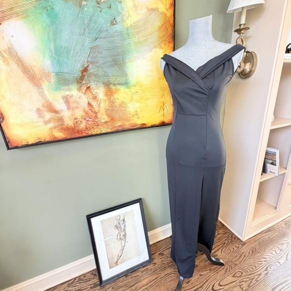 Other. Dresses & Skirts - Elegant off shoulder black formal dress black tie event dress